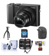 Panasonic Lumix DMC-ZS100 Digital Camera with Free MAC Accessory Bundle, Black