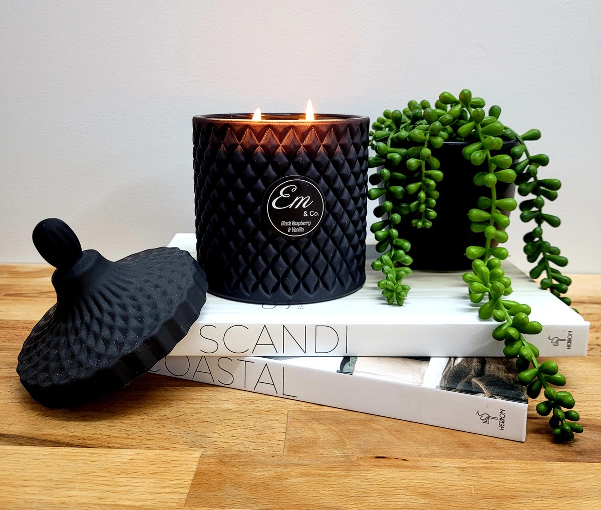 Infinity Jar Large Matt Black Em & Co.