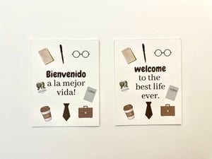 Welcome Cards / Tarjeta de bienvenida 