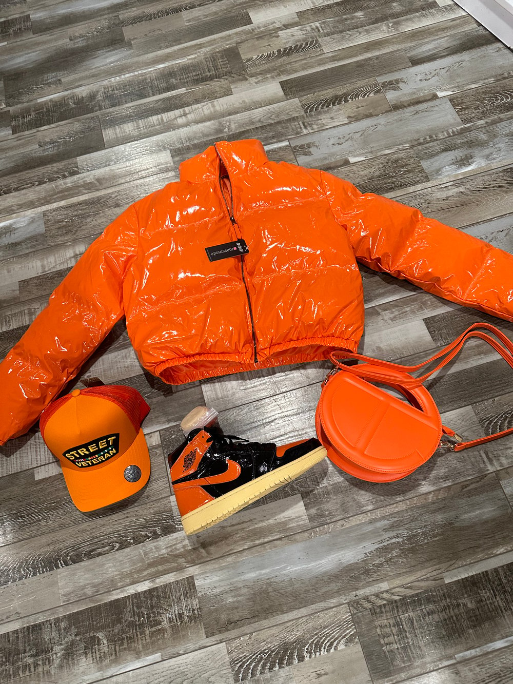 Image of ✨bubble jacket(orange)