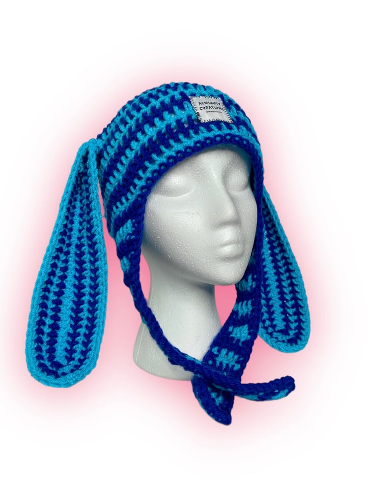 Image of Striped Bunny Beanie