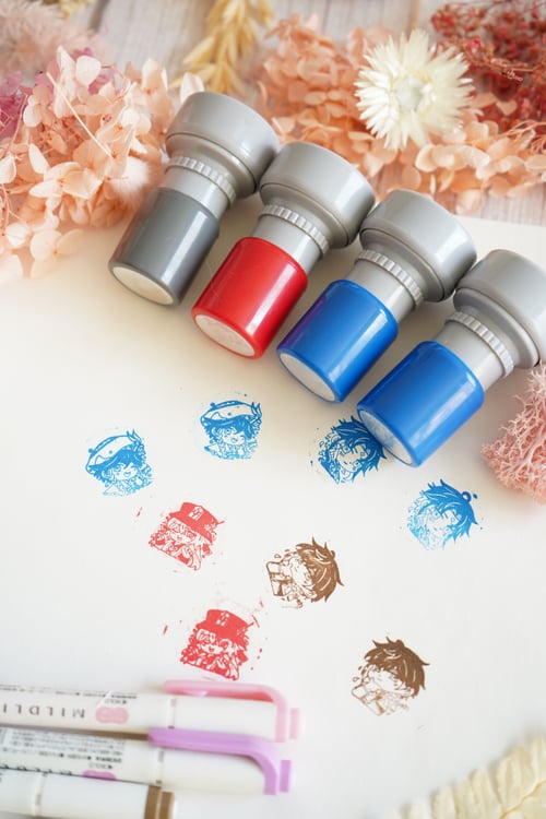 Image of Genshin Impact Self Inking Stamp