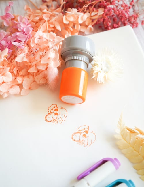 Image of Chainsaw Man Self Inking Stamp