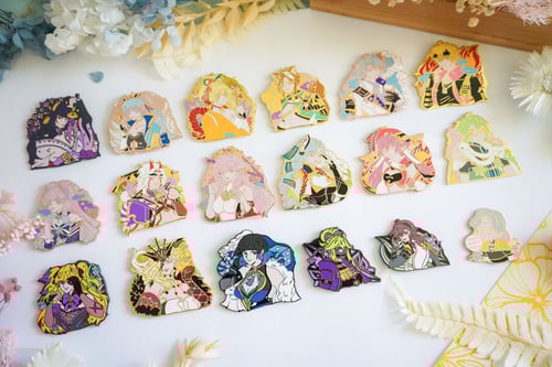 Image of Genshin Impact Enamel Pin Collection Set II