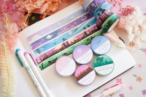 Image of [LIMITED QUANTITY] Reminiscent Washi Tape Collection 