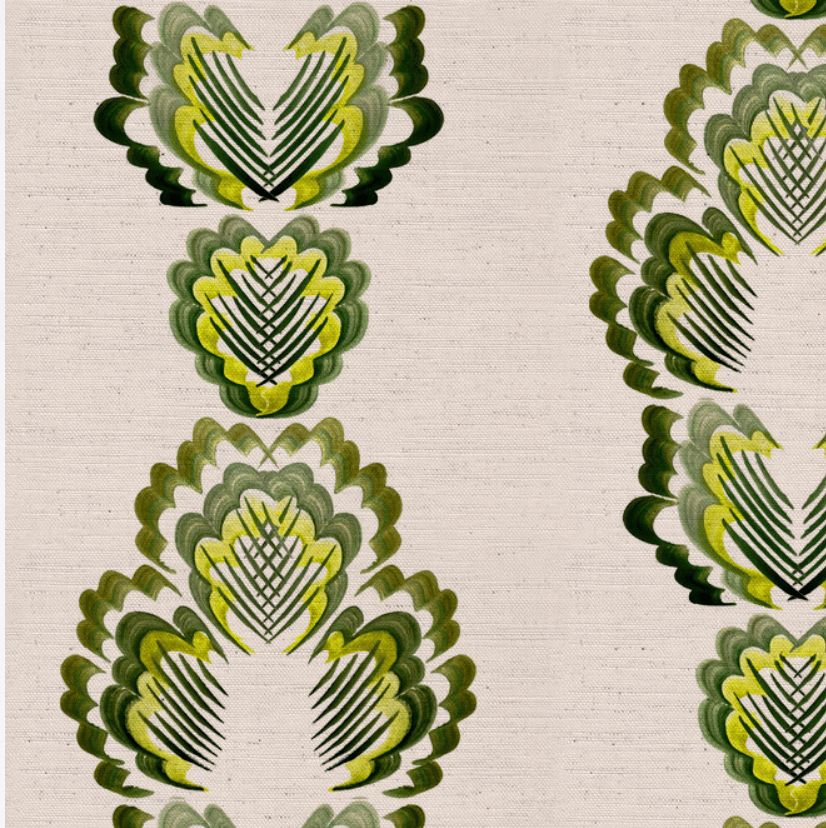 Image of Oak Stripe Fabric by the metre