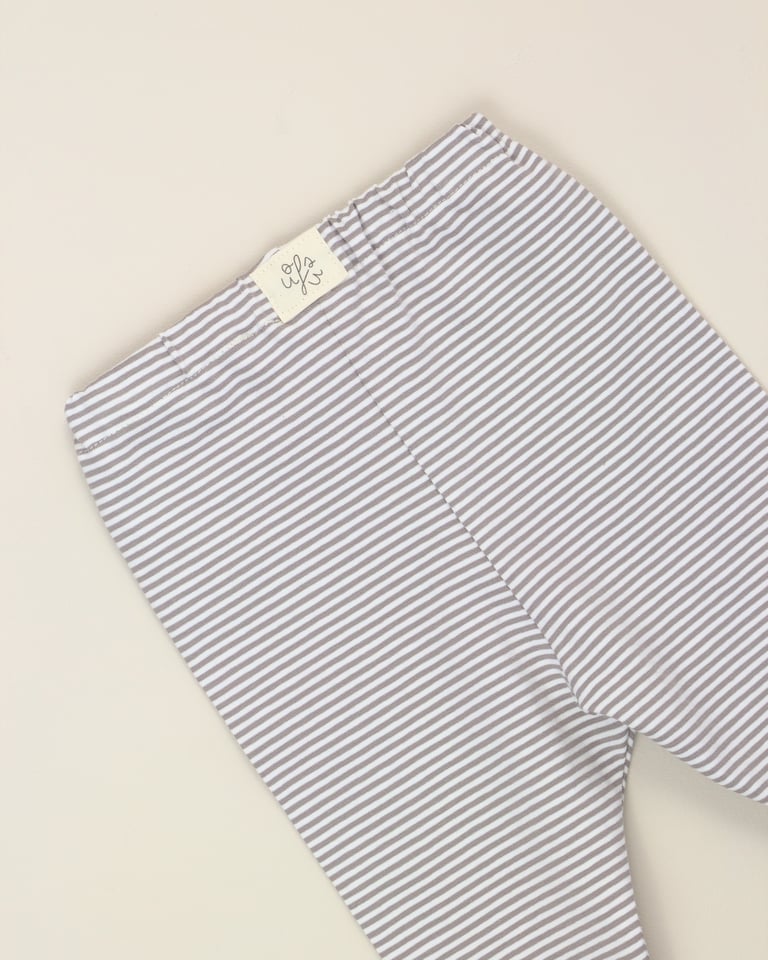 LEGGING ALBA beige rayé Image 4
