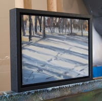 Image 3 of Footsteps in the Snow - Framed Original