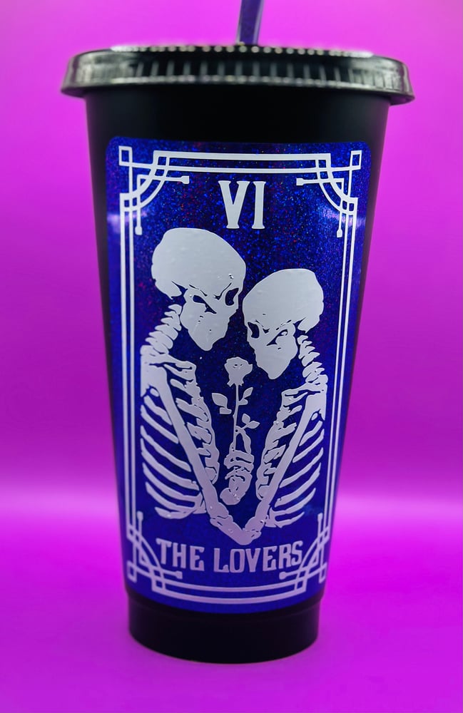 Image of Tarot Card Lovers Cold Cup 