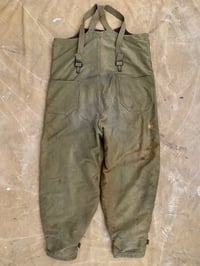 Image 2 of WW2 U.S. NAVY DECK PANTS OVERALLS