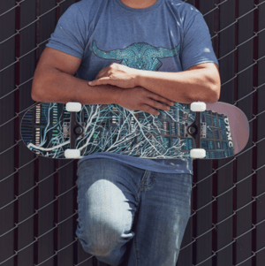 Image of Steel Tower Skateboard