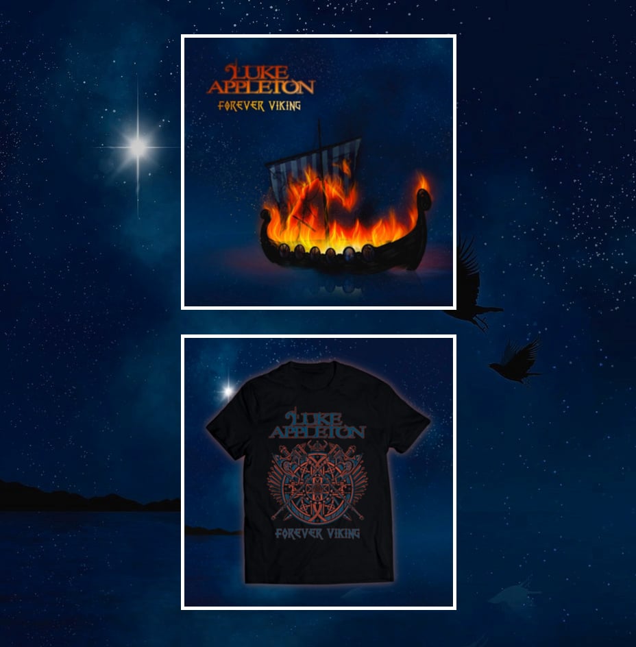 Luke Appleton 'Forever Viking' CD & T-shirt