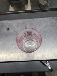 Image 3 of 12 oz wrapped cup in red, white, and pink