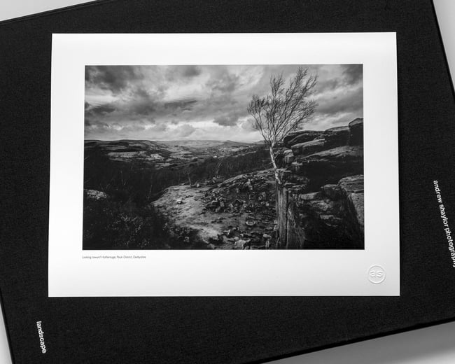 Looking toward Hathersage, Peak District, Derbyshire.