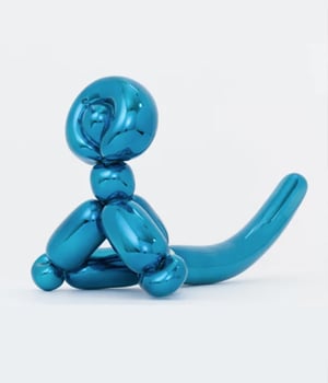 Jeff Koons - Balloon Monkey (Blue)