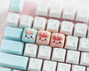 Pink and Blue Bunny Keycap