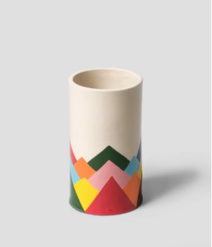 Pauline Wolstencroft - Rainbow Mountain Vase
