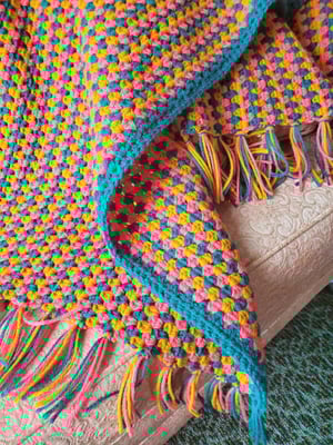 Image of Candy Clown Throw Blanket