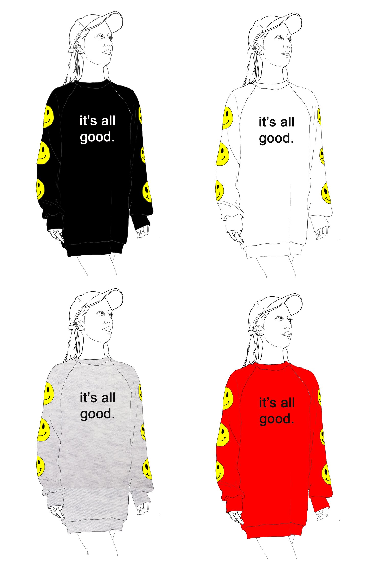 Image of "It's All Good." Sweatshirt