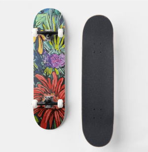 Image of Pennsylvania Wildflowers Skateboard