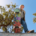 Pennsylvania Wildflowers Skateboard