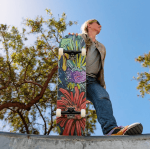 Image of Pennsylvania Wildflowers Skateboard