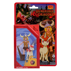 Dungeons & Dragons Cartoon Classics Bobby & Uni 6" Action Figure