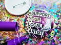Pin: SUPPORT YOUR LOCAL ARTIST Collage