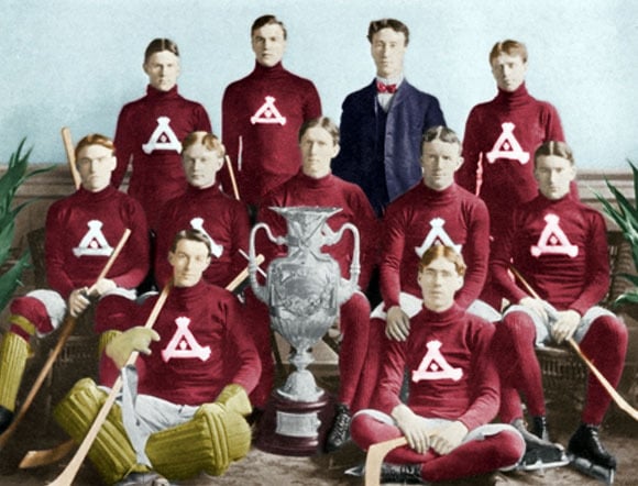Image of Pittsburgh Athletic Club custom 1901 hockey tee