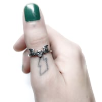 Image 3 of Père-Lachaise ring in sterling silver or gold