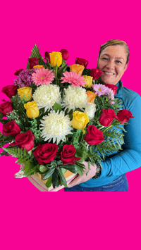 Arreglo de Rosas con Flores 2
