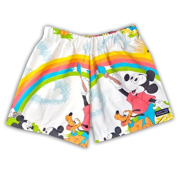Vintage 1990s Disney Micky Mouse Pluto Custom Reworked Bennygonia Shorts