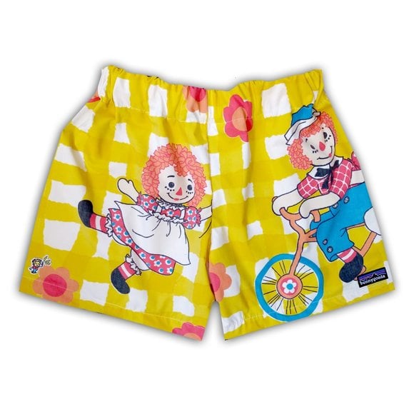 Custom Reworked Vintage 1970s Raggedy Ann & Andy Bennygonia Shorts