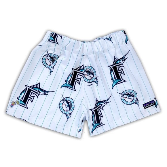 Custom Reworked Vintage 1996 MLB Florida Marlins Bennygonia Shorts