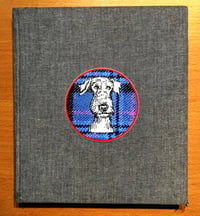 Image 2 of Airedale Plaid Sticker