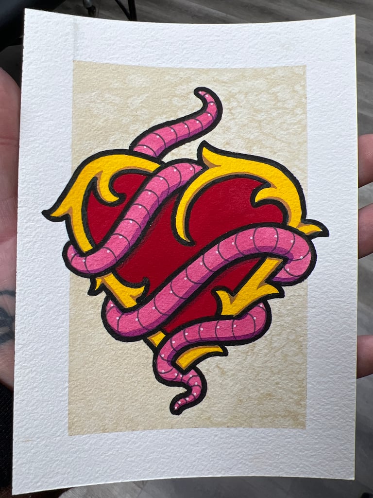 Heartworm 5x7
