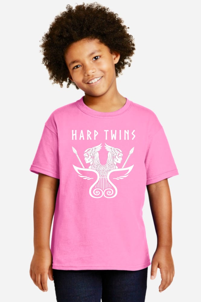 Image of Kids' PINK Twin Valkyries t-shirt!