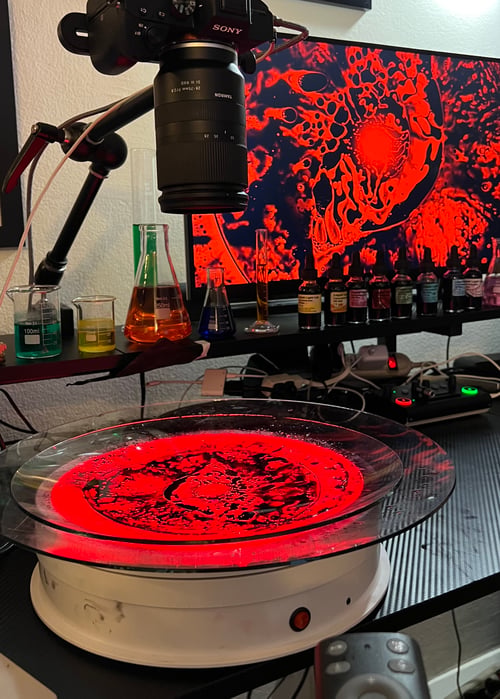 Image of NEW! - 12" Color Changing LED Turntable