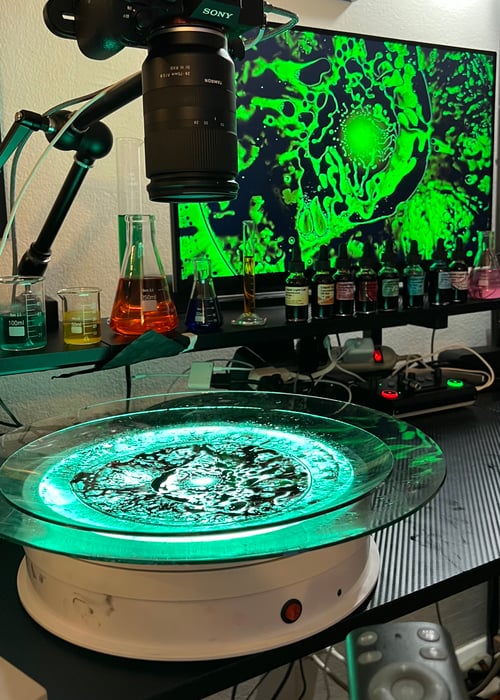 Image of NEW! - 12" Color Changing LED Turntable