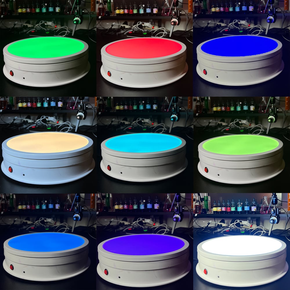 Image of NEW! - 12" Color Changing LED Turntable