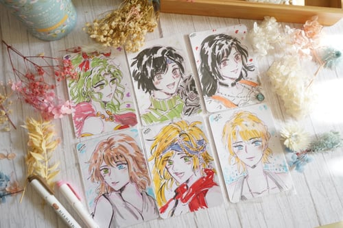 Image of Final Fantasy Girls Original Art
