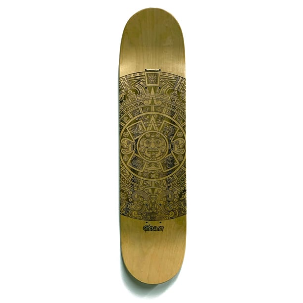 Image of sun stone / skateboard