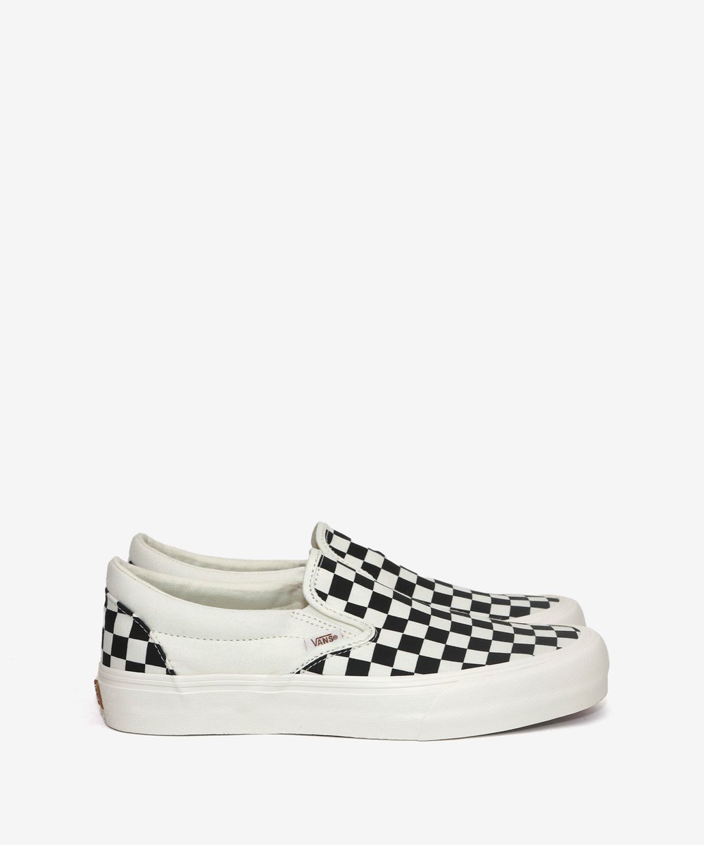 VANS_SLIPON VR3 (CHECKERBOARD) BLACK/MARSHMALLOW SILO