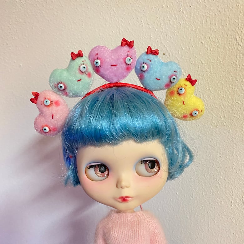 Image of Valentine Candy Headband for Neo Blythe Dolls #1