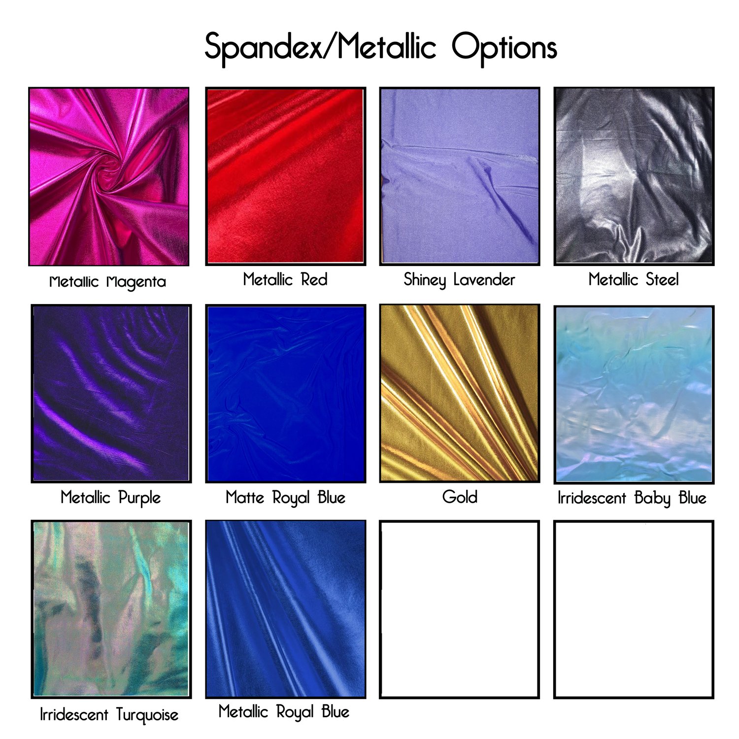 Image of Metallic Or Regular Spandex Suspenderware