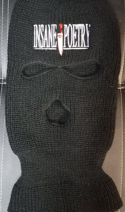 Image of INSANE POETRY : LOGO SKI MASK