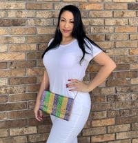 Image 2 of Mardi Gras Beaded Purse