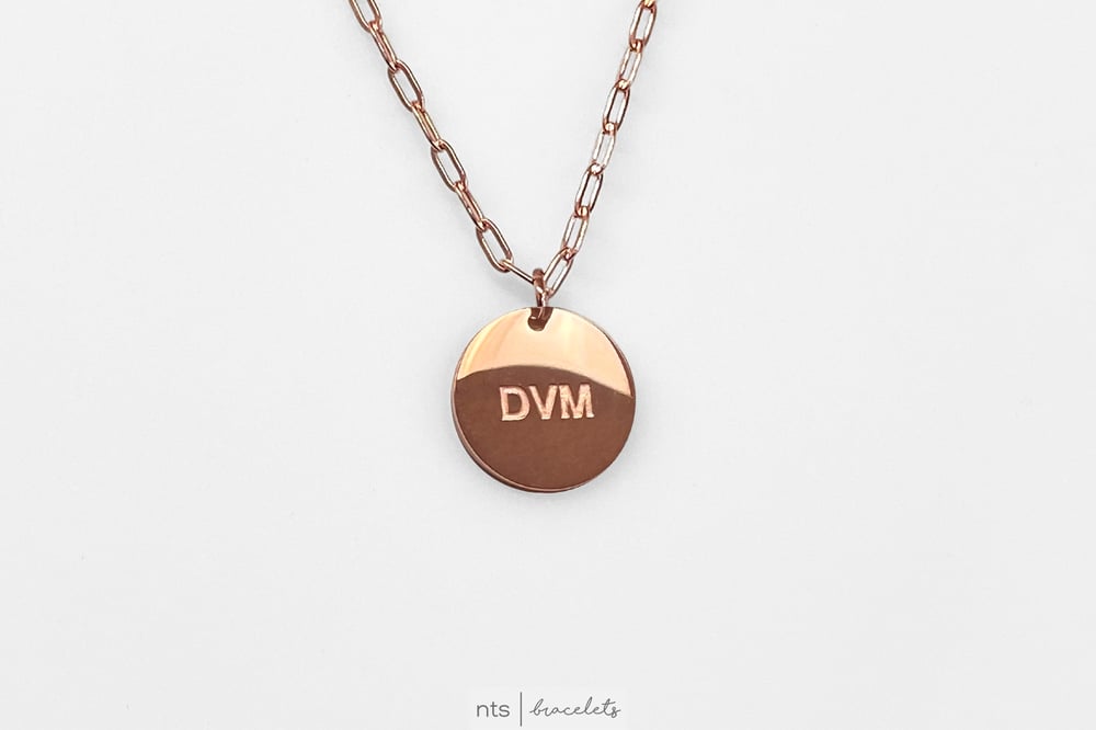 Image of DVM CIRCLE NECKLACE (Rose Gold + Limited Edition)