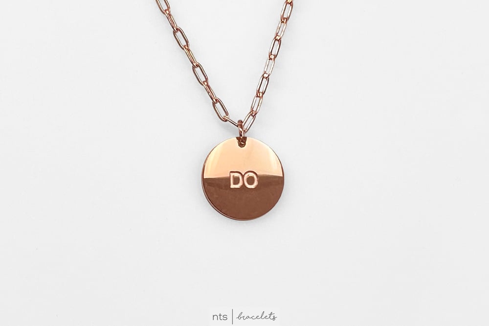 Image of DO CIRCLE NECKLACE (Rose Gold + Limited Edition)