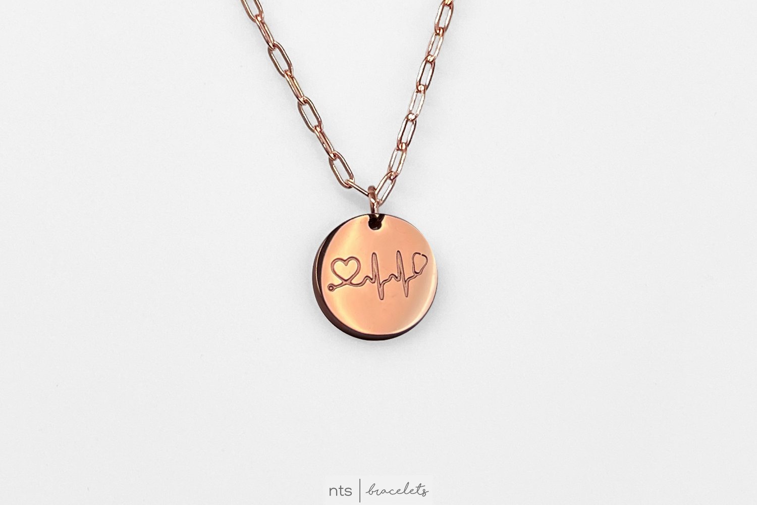 Image of MD CIRCLE NECKLACE (Rose Gold + Limited Edition)